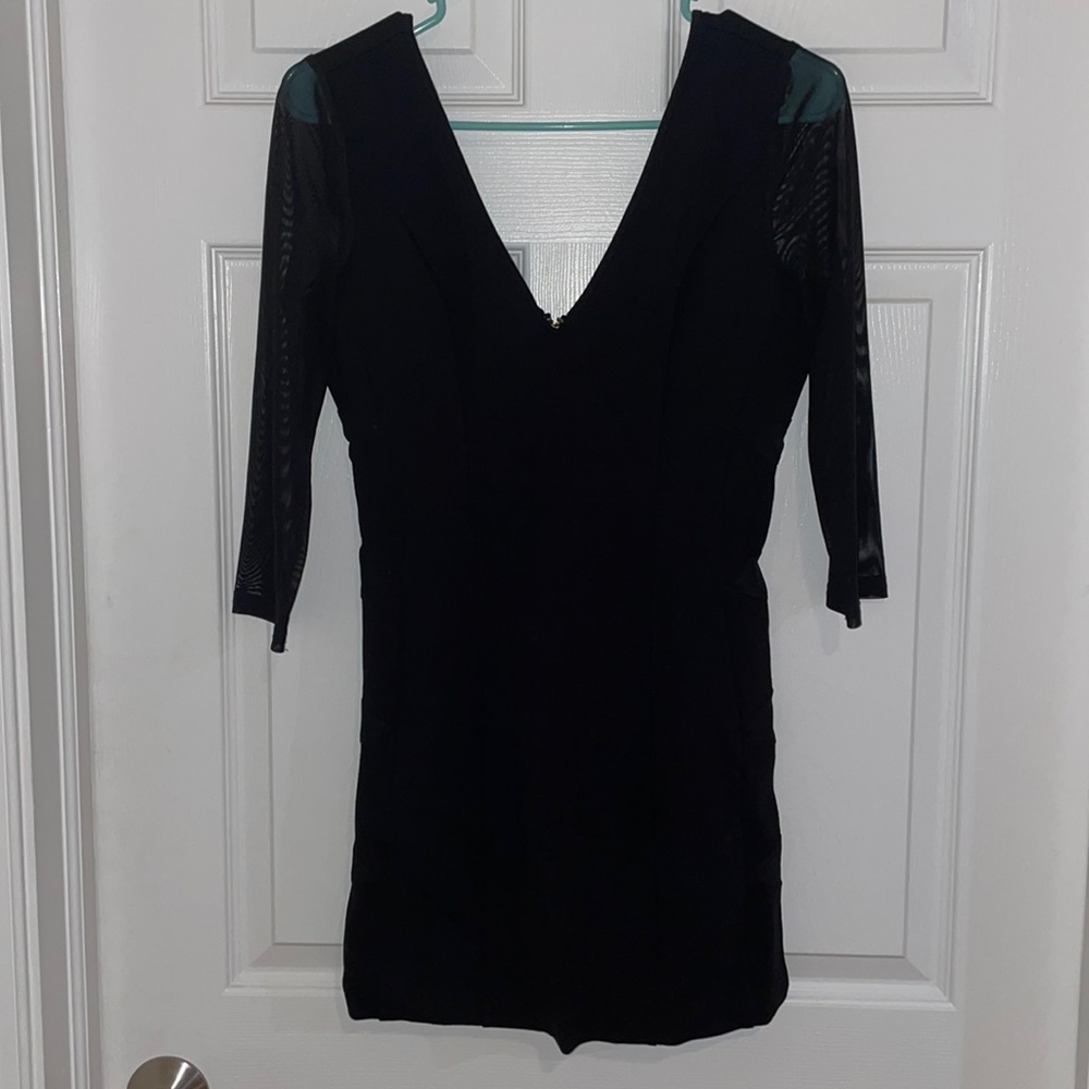 BLACK BEBE DRESS